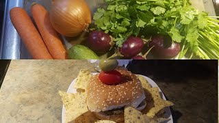 طريقة عمل بركر بالخضر???vegetarian burger?