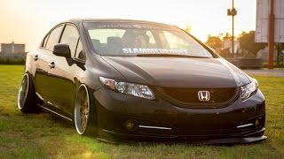 Devins Slammed 9th Gen Honda Civic : Slammedenuff