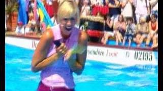 Andrea Kiewel 7-9-2003 zdf fernsehgarten oops nipslip nippleslip wet