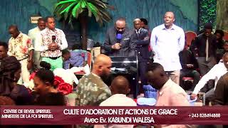 EV. CLAUDE KABUNDI WALESA : (DIRECT  Dimanche   le 25/ O8/  2019 )