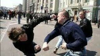 Чеченец против скинхеда
