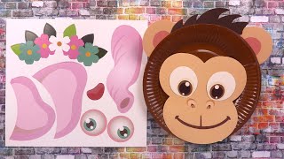 DIY Crafts Activité Créative Animaux Paper Plate Animals