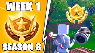 Secret Season 8 Week 1 Battlestar Location Guide (Discovery Challenges) - Fortnite Battle Royale
