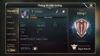 Share acc Liên Quân " Acc Phép với Ad"
