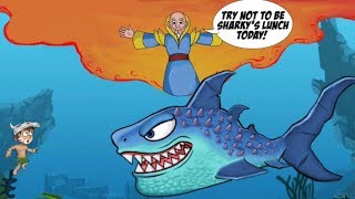 Приключения в джунглях 5! Jungle Adventure 2! Игра-мультик для малышей! Босс-акула! Shark boss!