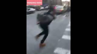 Woman released handcuffed man out of a police vehicle