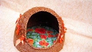 ▬► Домик для кошки своими руками. Часть 2. / home for cats