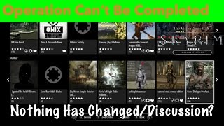 Skyrim SE/Fallout 4 Mod Problems “Operation Can’t Be Completed”Update + Discussion
