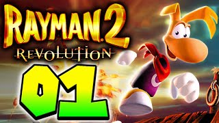 Rayman 2 Revolution PS2 100% Walkthrough #1 - Introduction & The Fairy Glade [1080p 50fps] - 2017