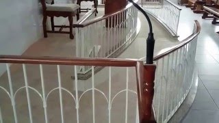 Como curvar corrimão de madeira.