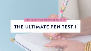 The ULTIMATE Planner Pen Test - 2017!