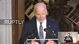 USA: Biden pays tribute to late Senator Robert J. Dole at memorial service in DC