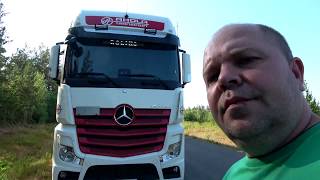 Моя новая тачка Mercedes Actros 1