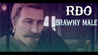 RDR2 Online Good-Looking Brawny Male Character Creation
