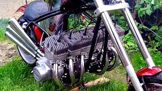 ? Мотоциклы JAWA - Кастом (6 Цилиндров ) ?!