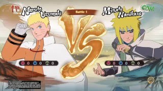 NARUTO SHIPPUDEN: Ultimate Ninja STORM 4 - Naruto 7th Hokage Vs Minato 4th Hokage