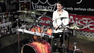 Greenbrier Demo, Pearl Masters MCX 4pc Drum Set Bubinga Sunburst + Ultracast Snare w/ Sabian Cymbals