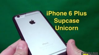 iPhone 6 plus Supcase Unicorn Beetle Clear Black Bumper Review