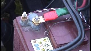 Forklift motor in car and first test