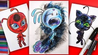 MIRACULOUS LADYBUG Drawing Kwami Peacock / Как нарисовать КВАМИ ПАВЛИН из Леди Баг / Урок рисования