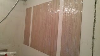 Как клеить ПВХ панели на декоративную стену