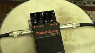 FPE-TV Demo BOSS Metal Zone Distortion Effect Pedal