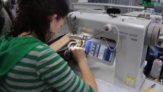 Втачивание рукава в пройму Durkopp Adler 650