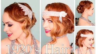 1920's Faux Bob, and Updo Tutorial!!