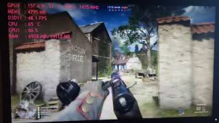 Battlefield 1 RX480/i7-2600K | 900p 1080p 1440p 1800p 2160p Ultra/no aa