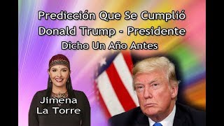 Jimena predice que Donald Trump va a ser Presidente Un Año Antes