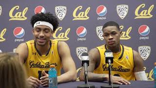 Cal Men's Basketball: Justice Sueing and Paris Austin Press Conference (12/15/18)