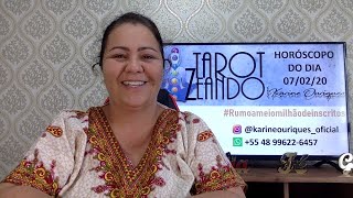 HORÓSCOPO DIÁRIO 07/02 com Karine Ouriques