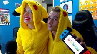CAZA DE SHINYS con LA CHICA SHINY! Pokemon Escudo Shiny Hunting Zigzagoon Galar!