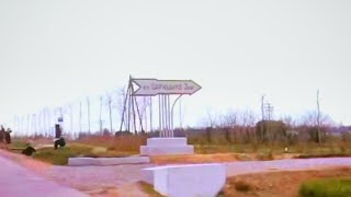 Прогулка по Царицино, 1953 г. Дворец разрушен, но очень многолюдно, Московская область(кинохроника)