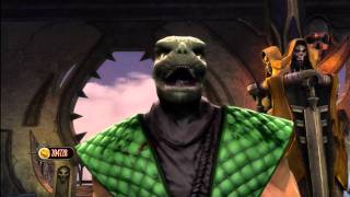 MK9 - Reptile Arcade Ladder Expert Run Through - Mortal Kombat 9 (2011)