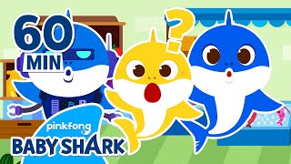 Baby Shark, Where is Daddy? | +Compilation | Hide and Seek Stories 