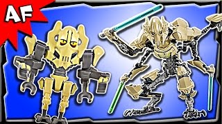 Lego Star Wars GENERAL GRIEVOUS Battle Figure 75112 Stop Motion Build Review