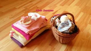 Мои самые первые ВЯЗАННЫЕ ИЗДЕЛИЯ. ВЯЗАНИЕ. My very first knitted items. KNITTING.