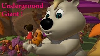 Английский язык для малышей - Мяу-Мяу - Подземный великан (Underground Giant) - учим английский