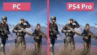 4K UHD | Ghost Recon Wildlands – PC Ultra vs. PS4 Pro 4K Mode Graphics Comparison