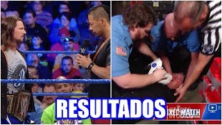 RESULTADOS DE WWE SMACKDOWN LIVE 13 DE MARZO DE 2018 - BRUTAL PALIZA A SHANE MCMAHON