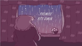 BTS Jimin "promise" but he's singing out his window on a rainy night
