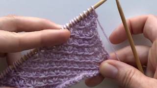 Star stitch and raglan increases