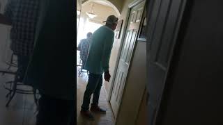 Brother in law  scared  his sister in law.