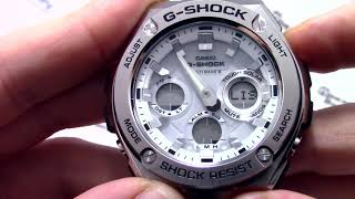 Часы Casio G-SHOCK GST-W110D-7A - Инструкция, как настроить от PresidentWatches.Ru