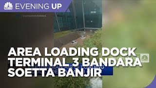 Area Loading Dock Terminal 3 Bandara Soetta Terendam Banjir