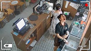 40 Невероятных Моментов, Снятых на Камеры Наблюдения