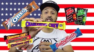 TRYING AMERICAN CANDY FOR THE FIRST TIME !