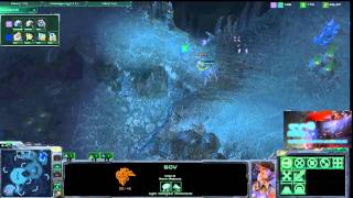 Spook (T) vs Nightend (P) Starcraft 2 Romanian Shoutcast - Xel'Naga Cavenrs - game 2
