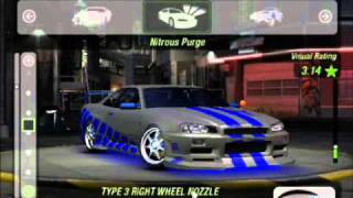 NFS Underground 2 Nissan Skyline z Fast and Furious